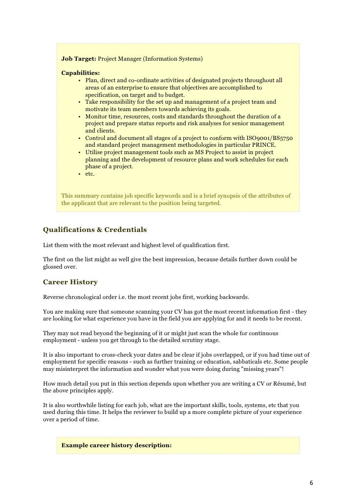 how to write a killer cv resume