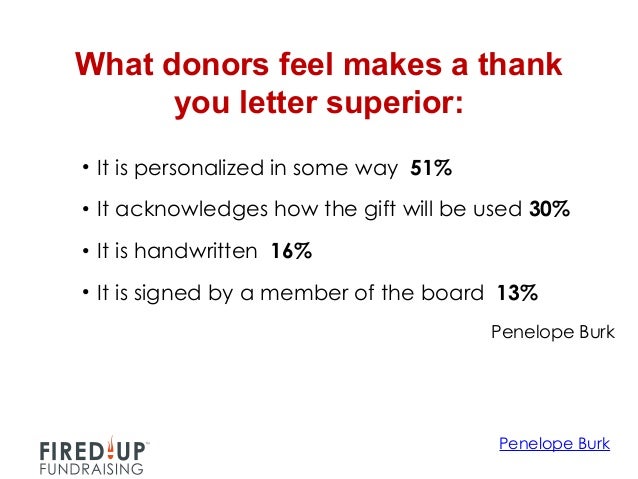 personalized thank you letter