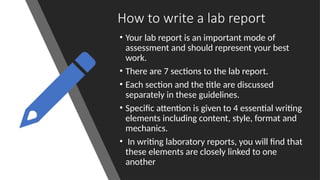Comprehensive Guide on How to Write a Scientific Lab Report Effectively ...