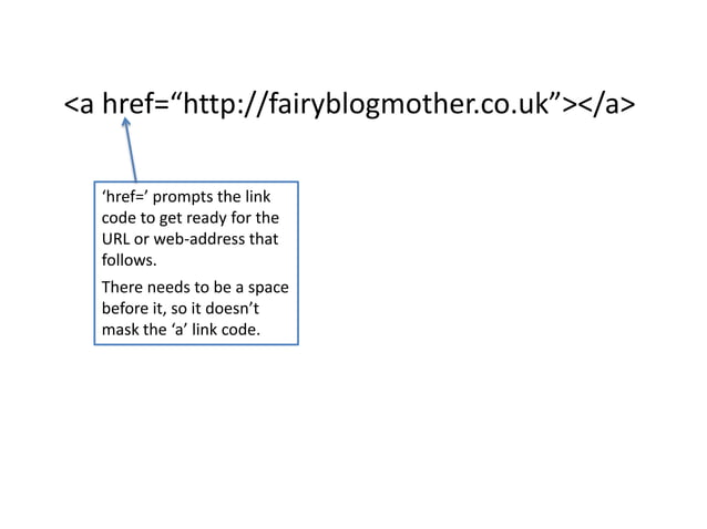 How to write a link in code | PPT | Free download