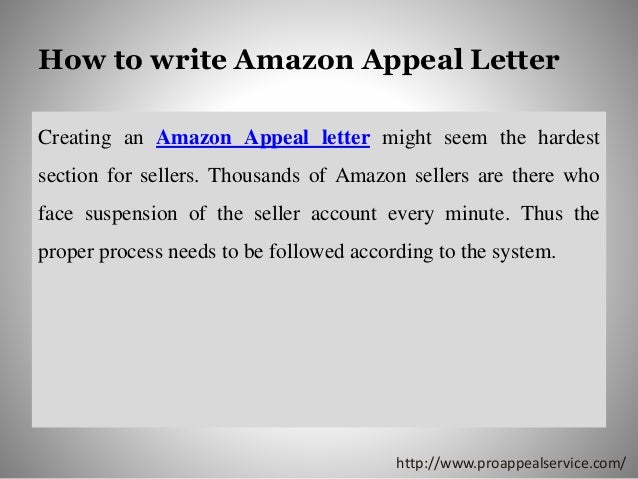 how to write amazon appeal letter how to write an appeal