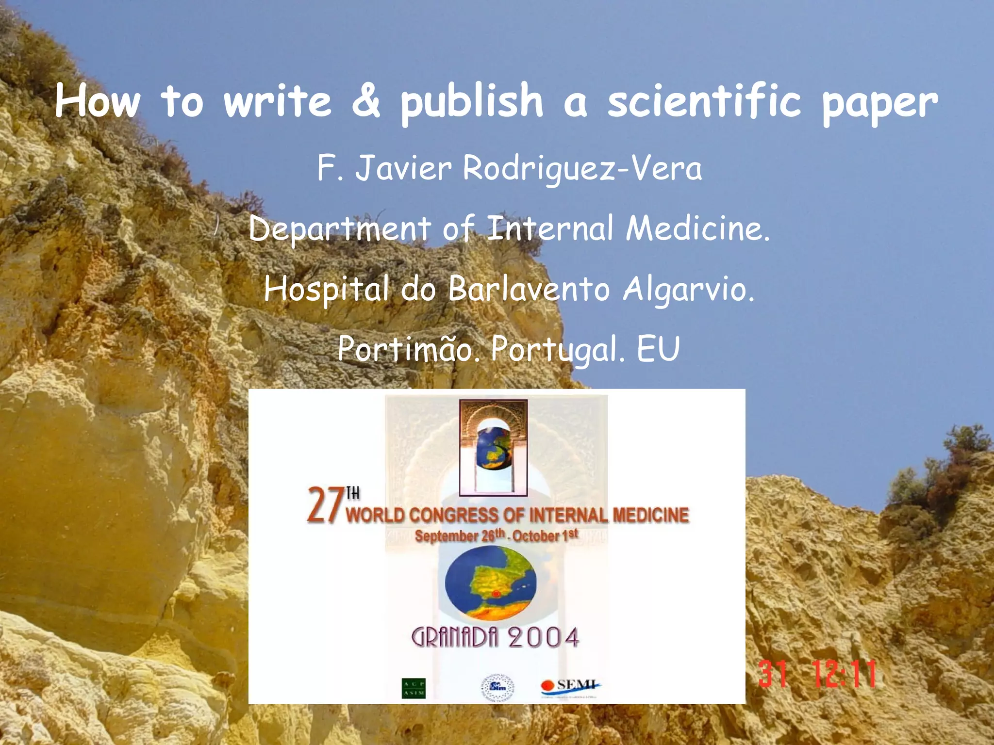 How to write a medical article PPT