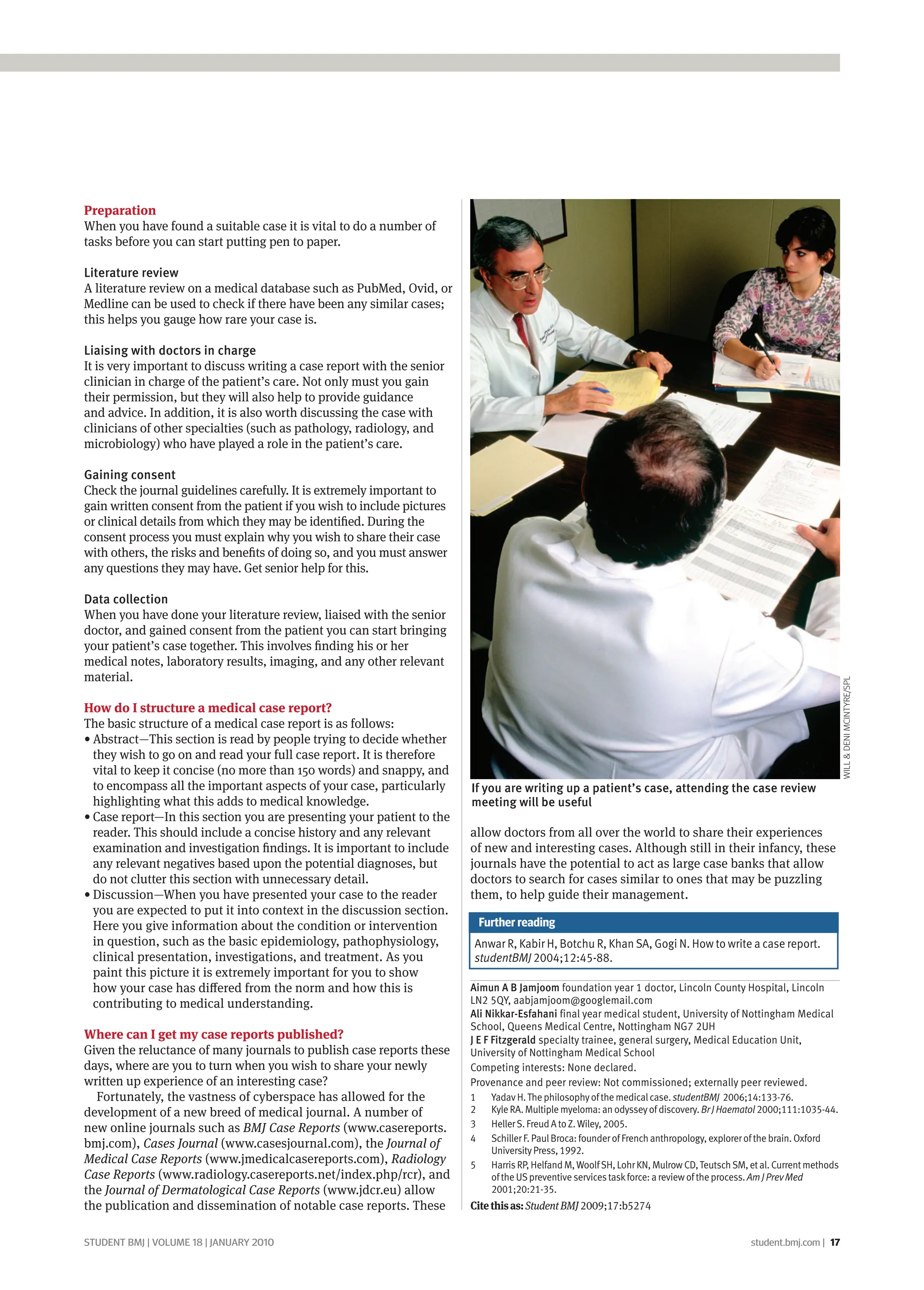 How To Write A Medical Case Report - BMJ | PDF