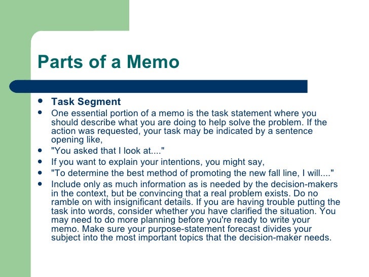 picture of a memo