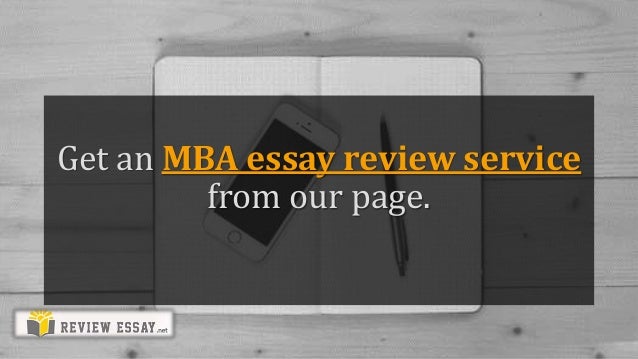 Writing mba essay service