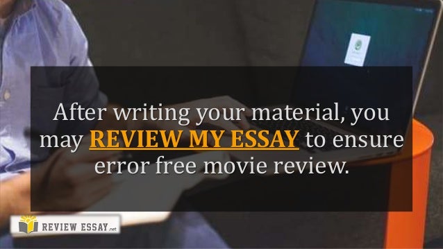 how to write a review essay on a movie