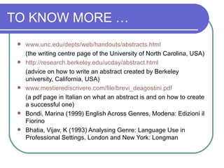 How to write an abstract | PPT