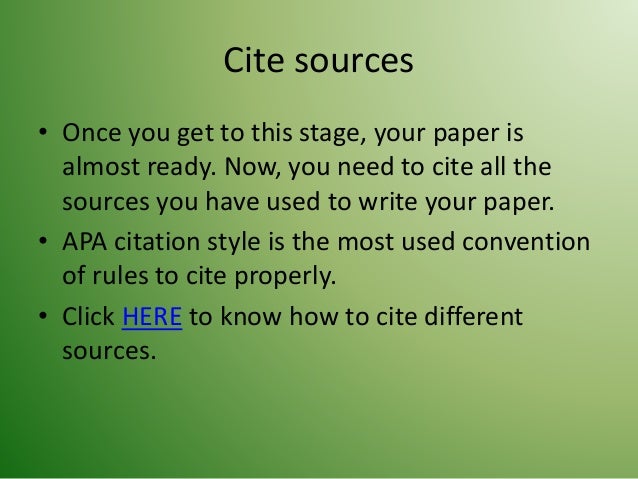 How to write academic papers