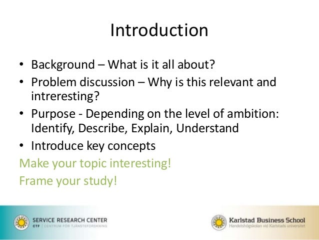 How to write an academic report