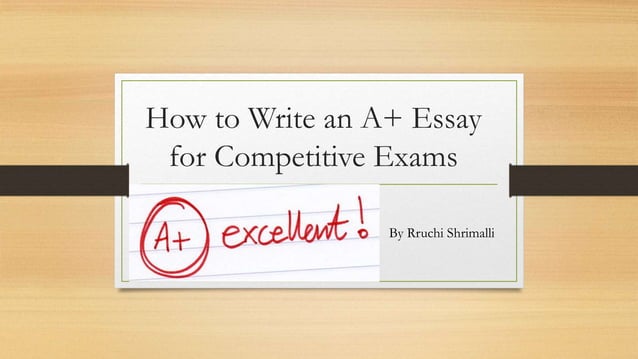 essay for competitive exams