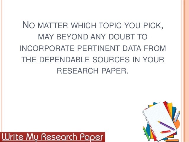 Help on a research paper