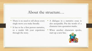 How to write a narrative essay | PPTX