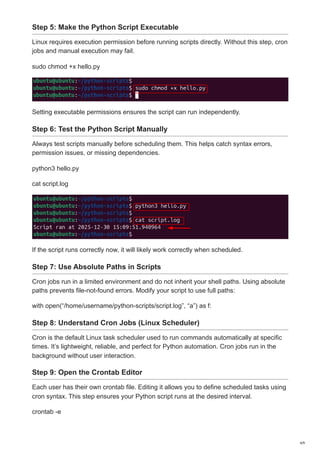 How to Write and Schedule Python Scripts on Linux.pdf