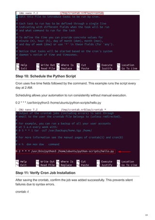 How to Write and Schedule Python Scripts on Linux.pdf