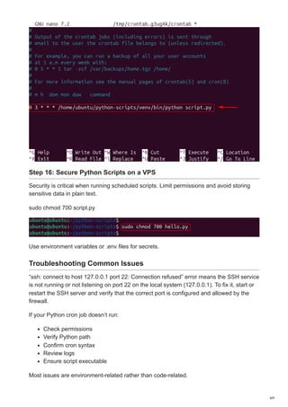 How to Write and Schedule Python Scripts on Linux.pdf