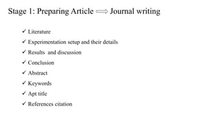 How to write and submit a journal | PPT