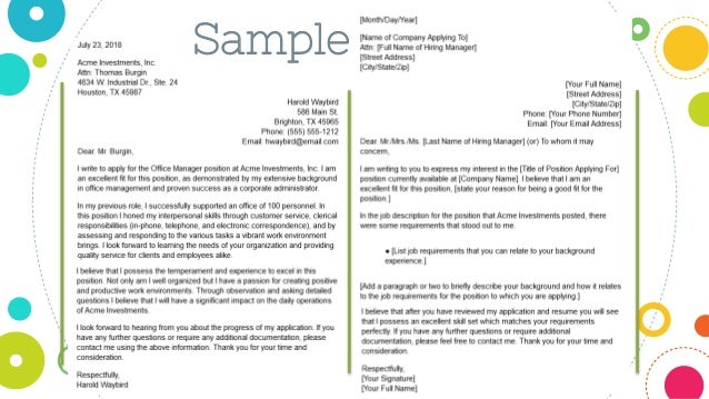 How to write effective job application picture