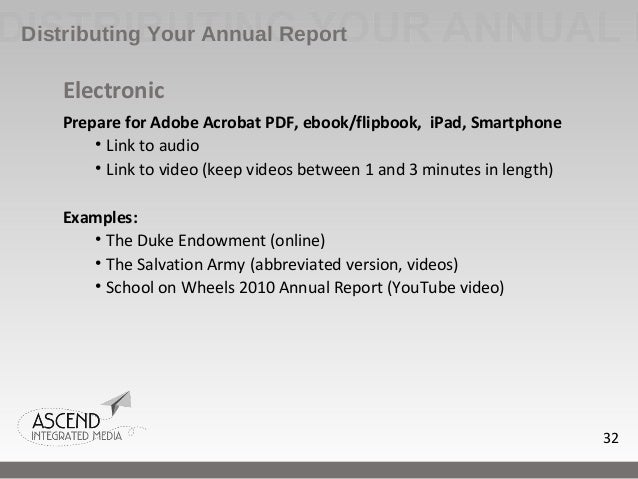 examples of annual reports