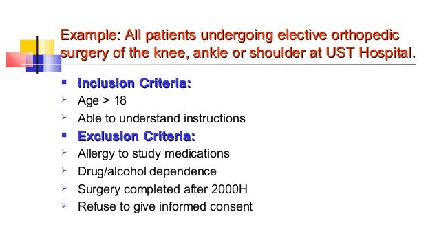 Inclusion and exclusion criteria in nursing research image
