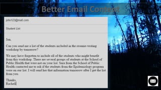 How to write an email