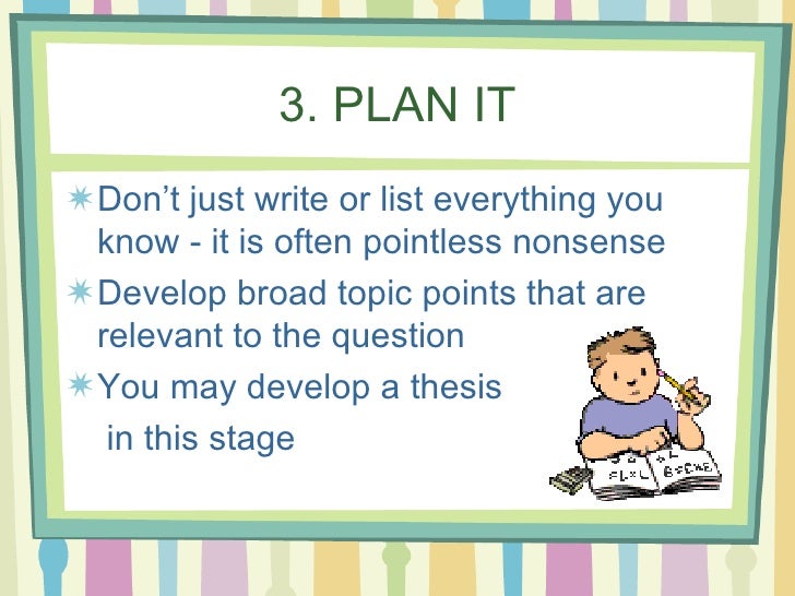 How To Write An Essay