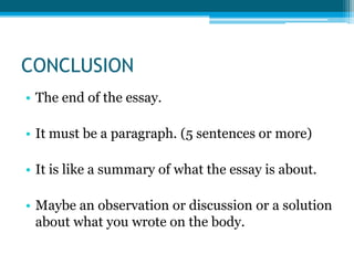 How to write an essay | PPTX