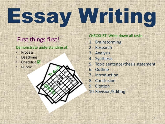 how to write a five paragraph essay rubric