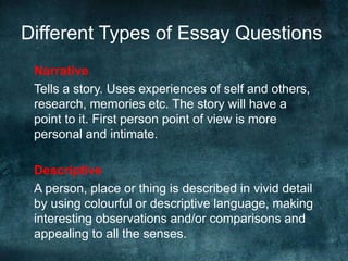 interesting essay questions