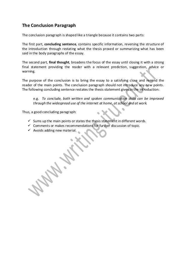three point thesis