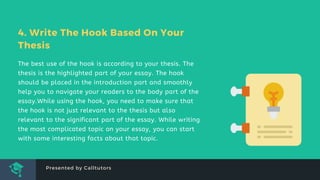 How to write an essay hook | PPTX