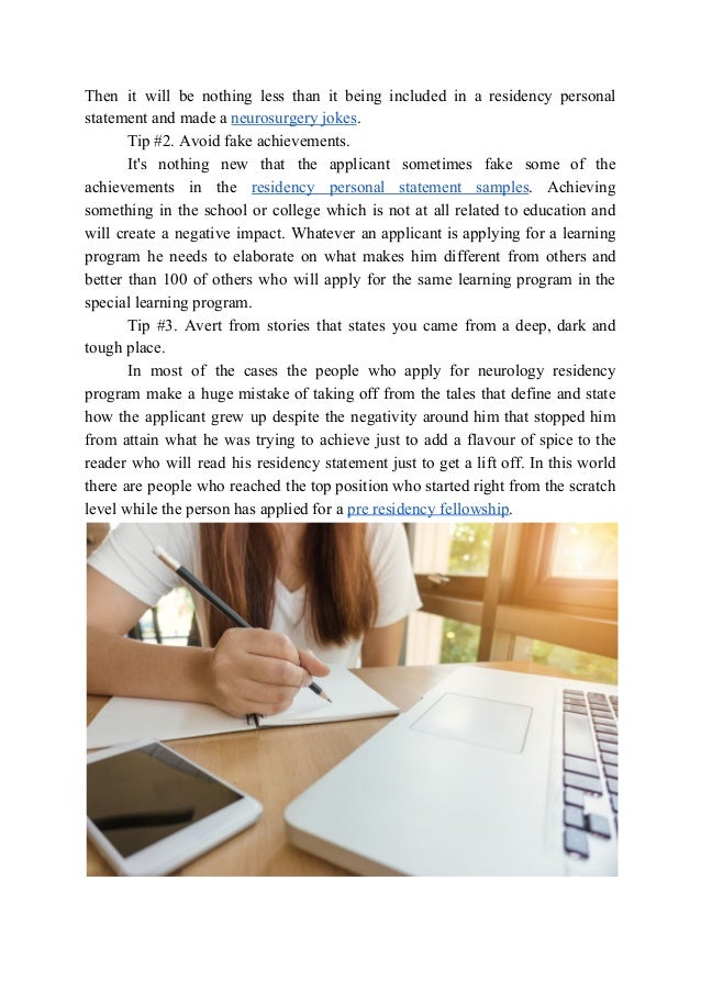 Neurosurgery personal statement