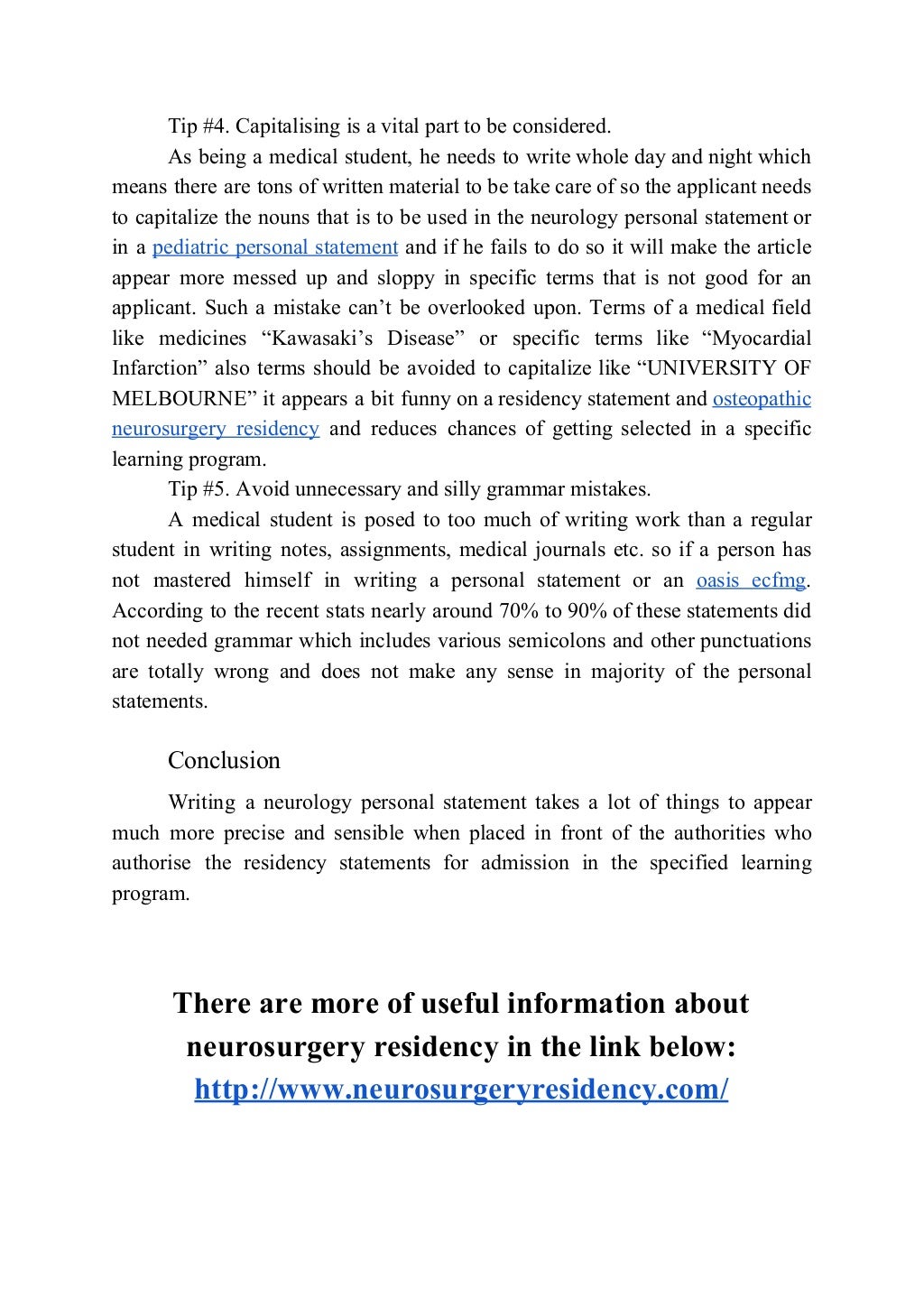 Neurosurgery letter of recommendation sample picture