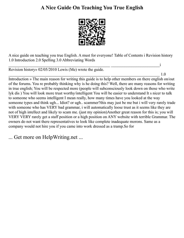 How To Write An Introduction To A Literature Review. Guid | PDF