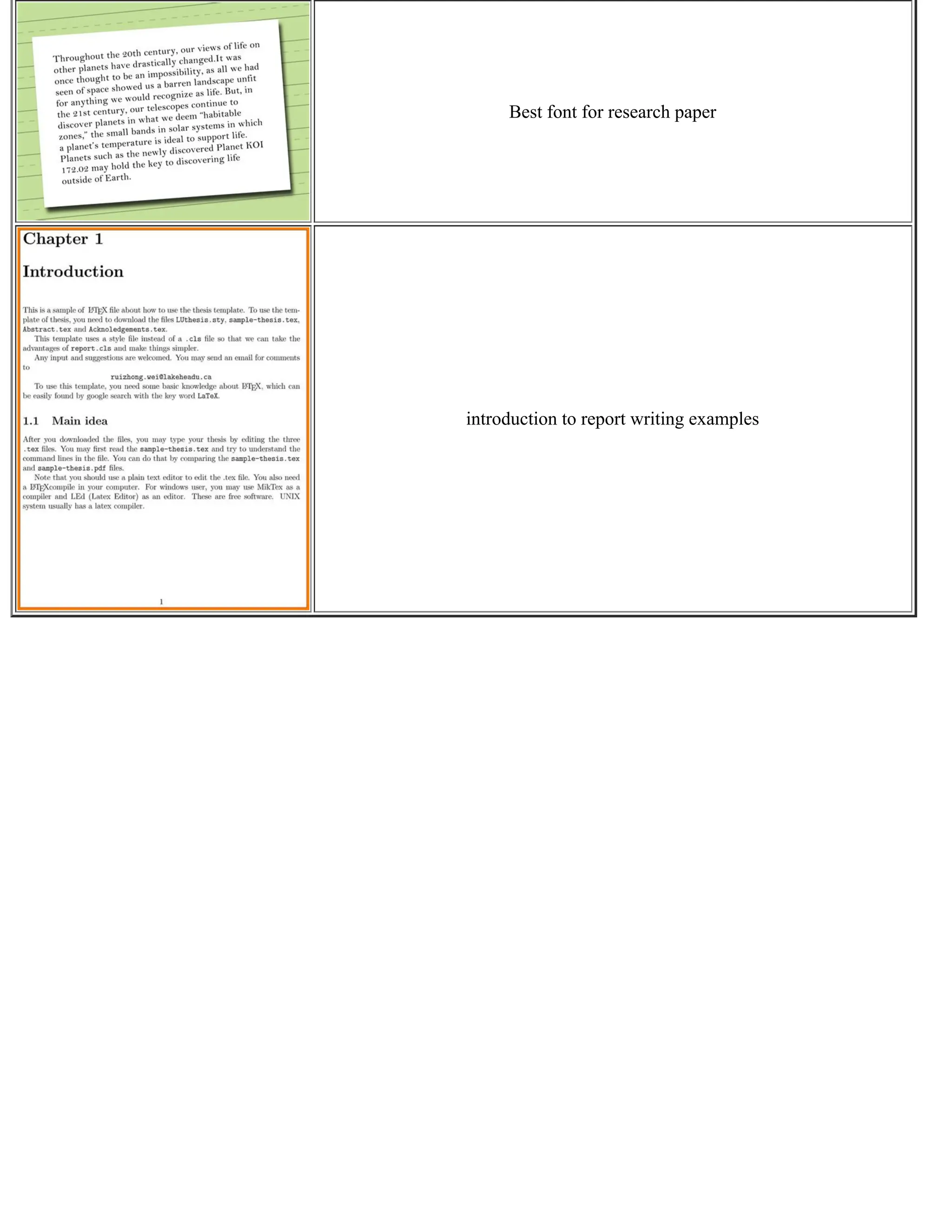 Best font for research paper
introduction to report writing examples
 