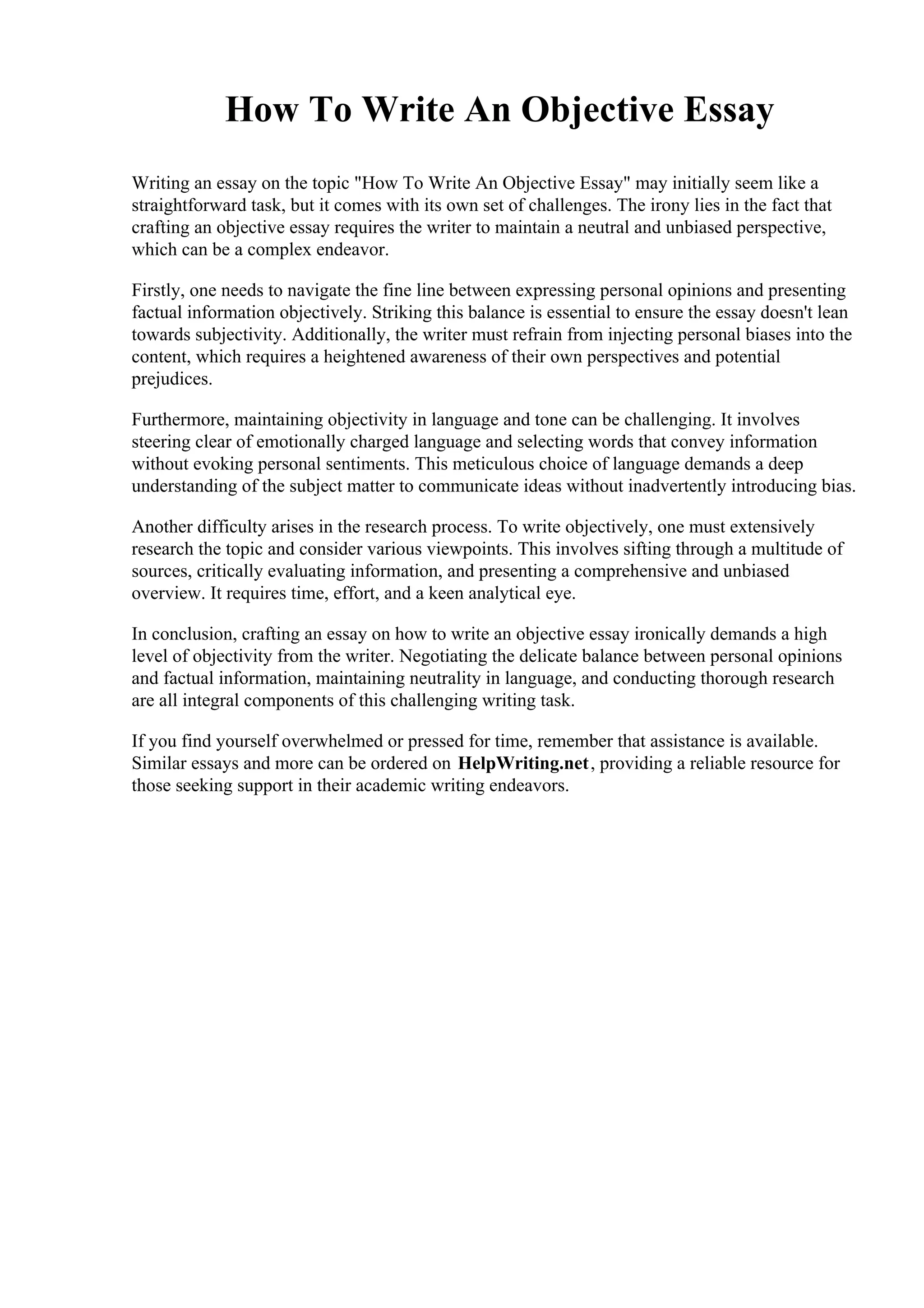 How To Write An Objective Essay.pdf