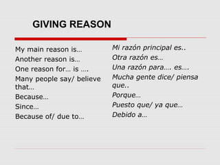 Two Main Resson How to write an opinion essay | PPT