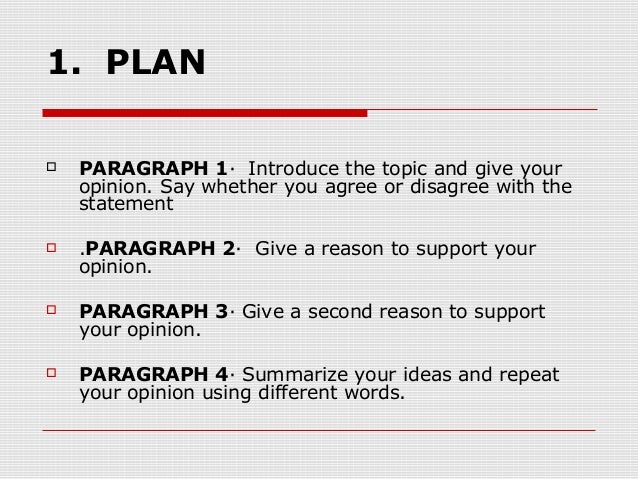 how to write my opinion in an essay