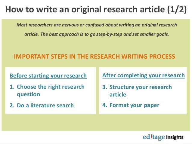 Book Essay: Writing a research article advice to beginners perfect paper for you!