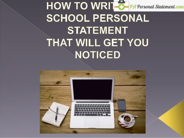 personal statement examples pa school