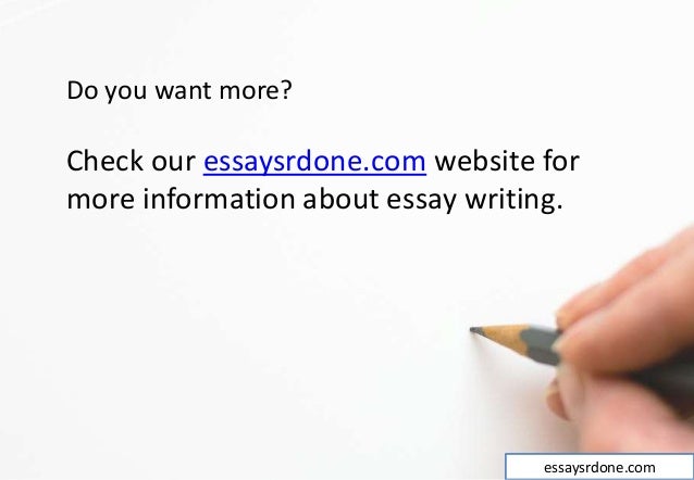 How to write essays quickly