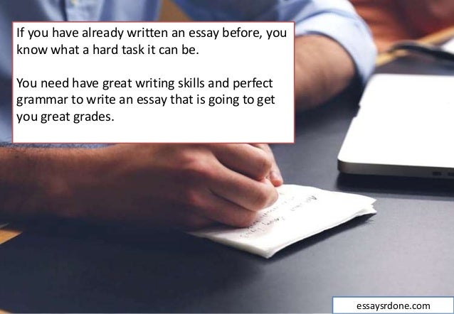 How to write essays quickly