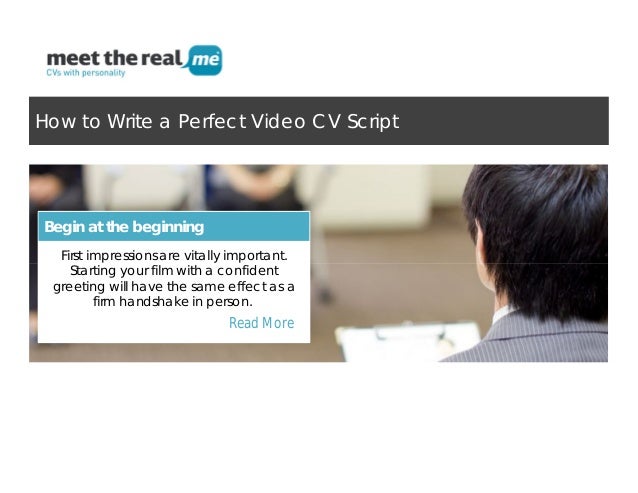 video cv script writing tips that will help you standing out from the u2026