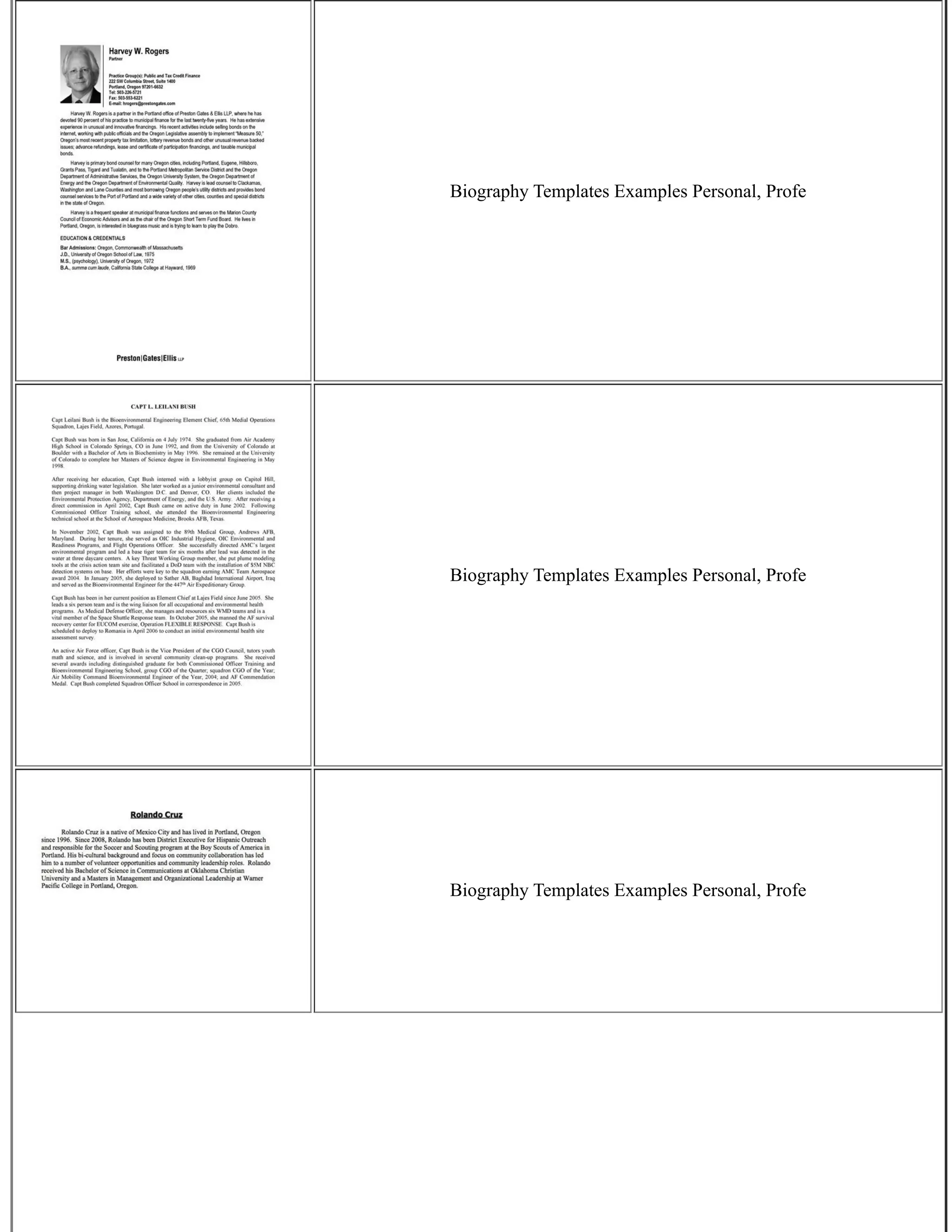 How To Write A Personal Biography Essay | PDF