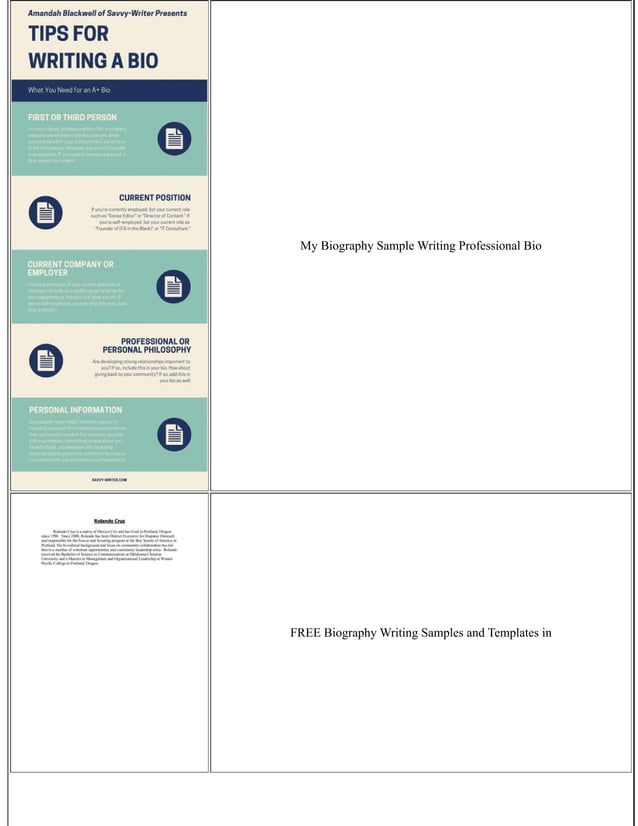 How To Write A Personal Biography Essay | PDF