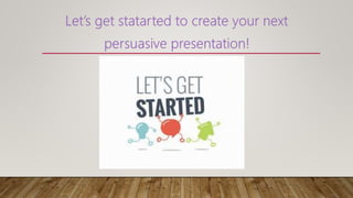 How to write a persuasive speech
