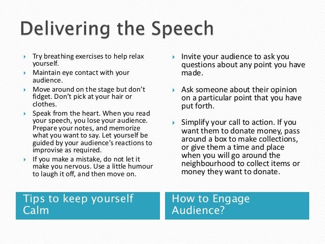 call to action in a persuasive speech