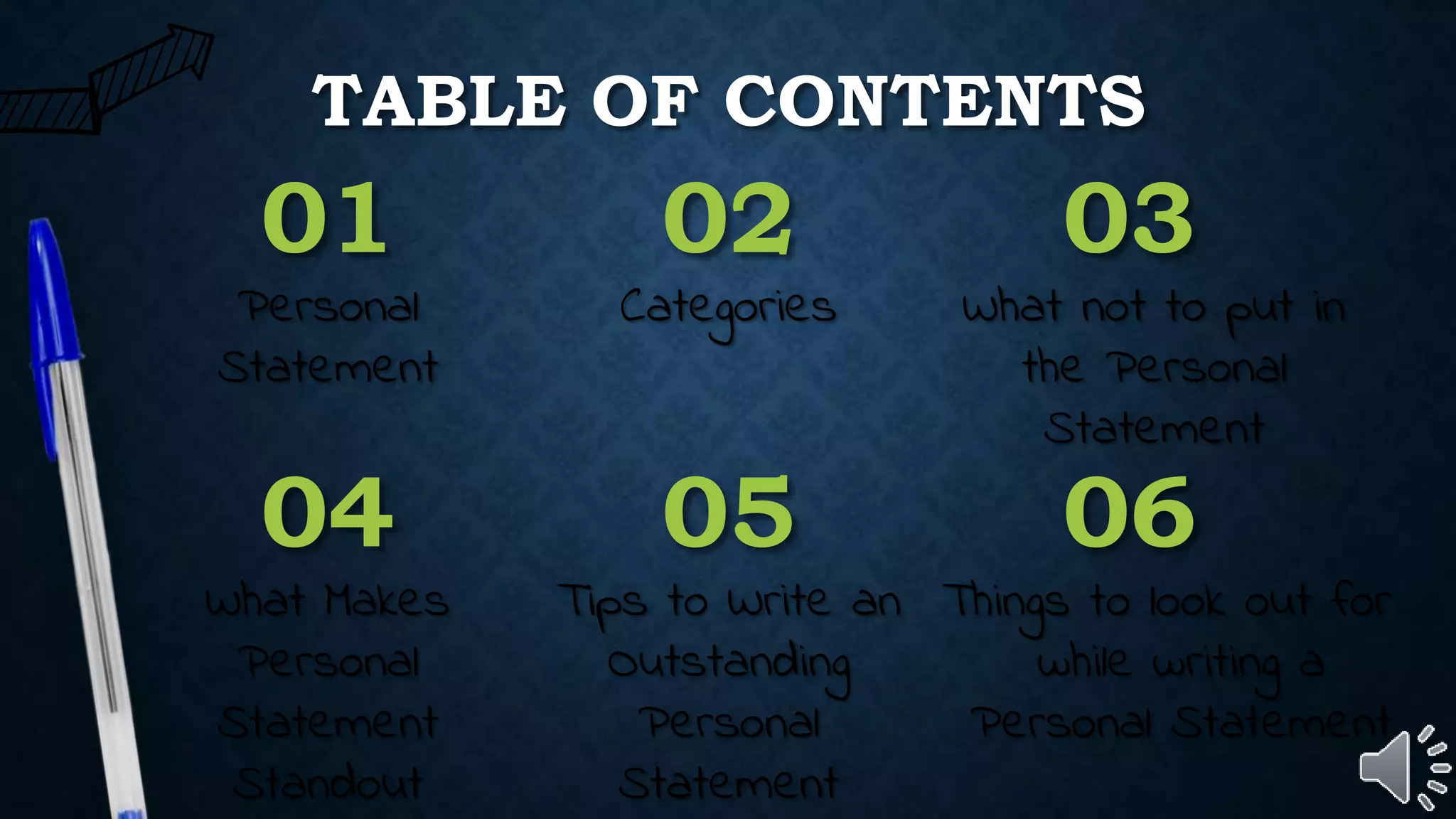 How to write a powerful personal statement | PPT