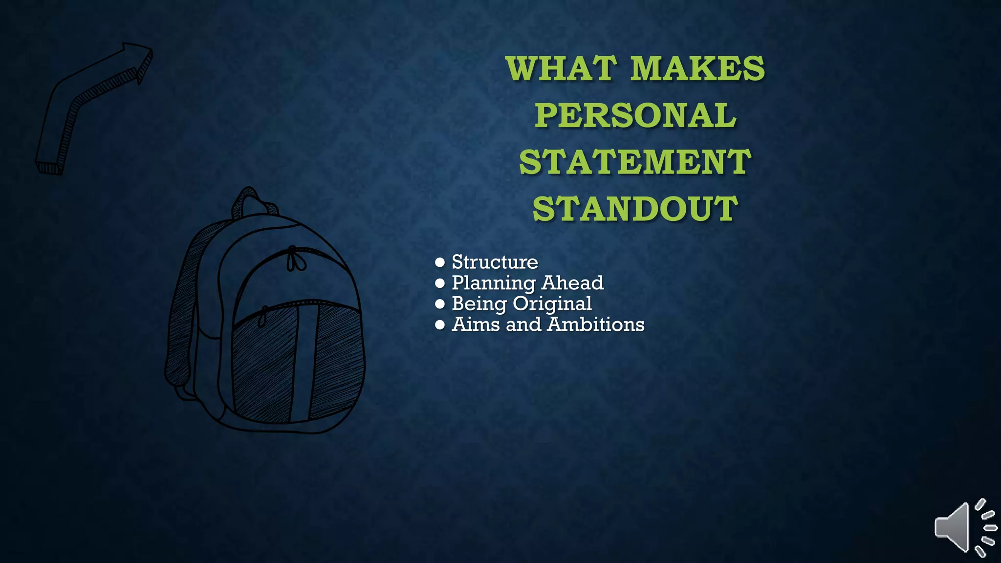 How to write a powerful personal statement | PPT