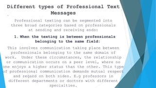 How to write a professional text message | PPTX