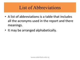 How to write a project report | PPTX